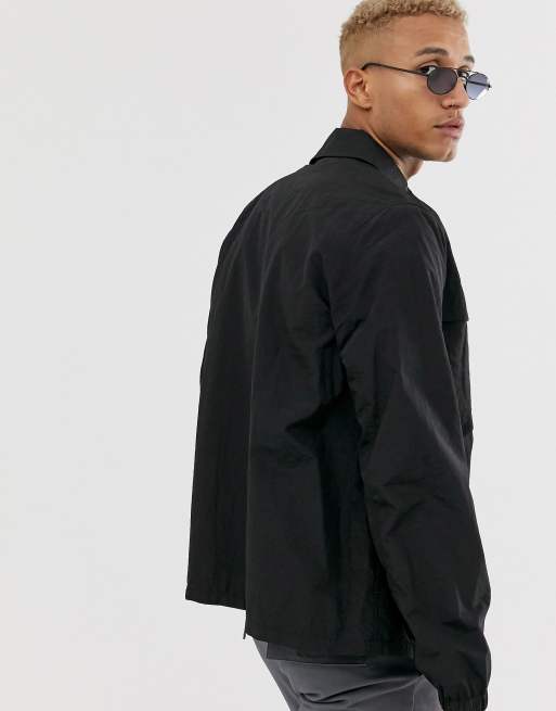 ASOS DESIGN utility jacket in black