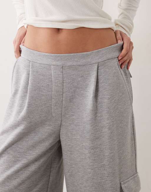 ASOS DESIGN utility jorts in grey, 3 of 5