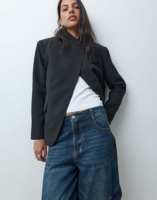 ASOS DESIGN utility pocket cargo jean in mid wash, 5 of 5