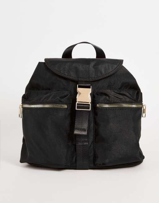 ASOS DESIGN - Utility rugzak in zwart 