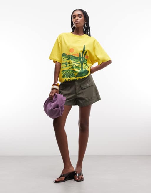 ASOS DESIGN – Utility-Shorts in Khaki mit Taschendetail, 2 von 9