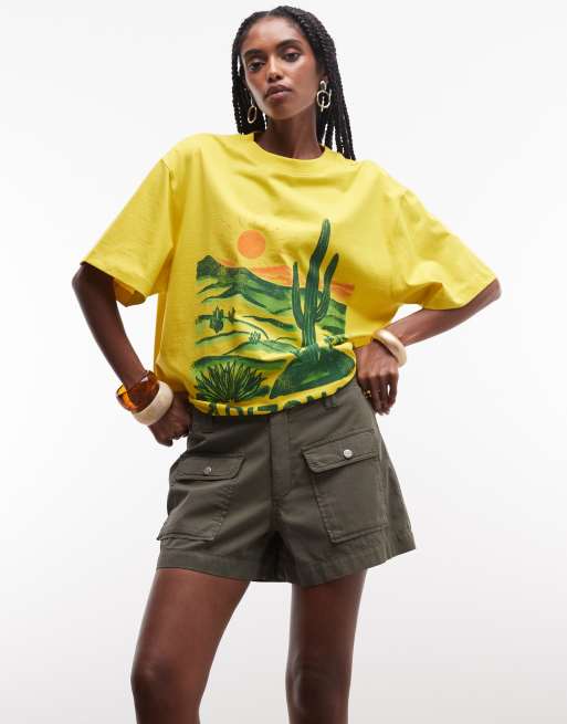 ASOS DESIGN – Utility-Shorts in Khaki mit Taschendetail, 3 von 9