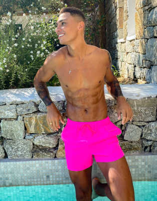 pink hot shorts
