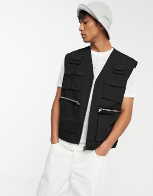 Black DT Designer Utility Vest