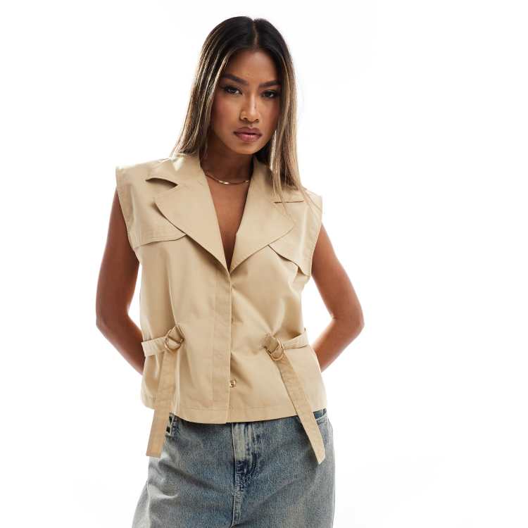 トップス theredthread S ring tailored vest 205860196-1-tan?$n_750w$&wid=