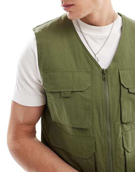 Utility vest asos top