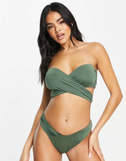 Khaki store bikini bottoms