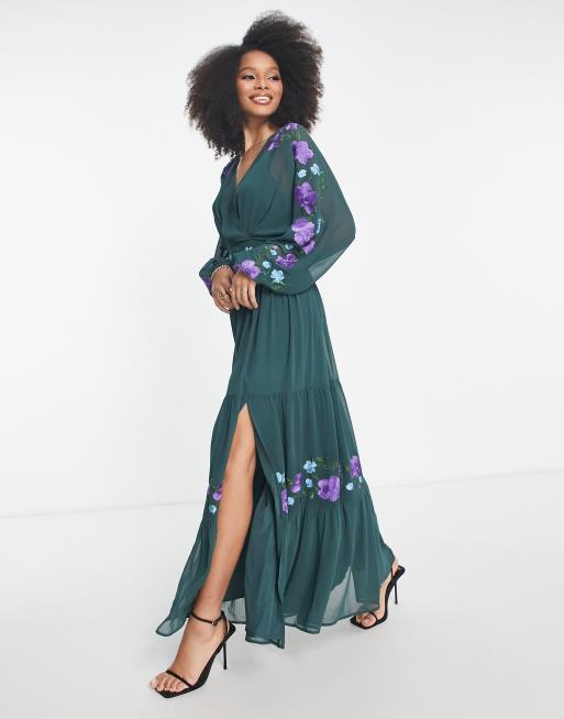 Asos chiffon dresses sale