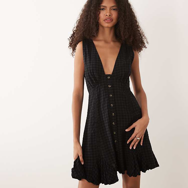 deep v neck little black dress Charming Homecoming With Feather Beaded Short SELINADRESS Yes Boning Deep V Neck Mini Dress