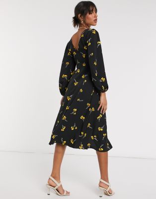 asos button up dress