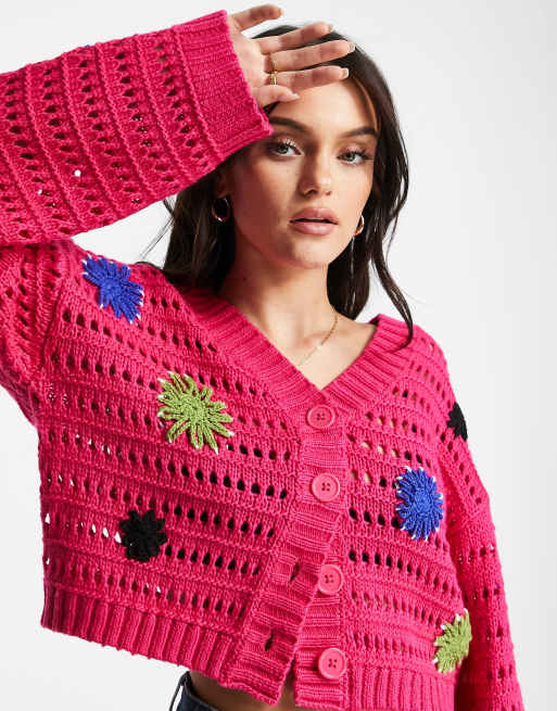 Asos hot sale crochet cardigan