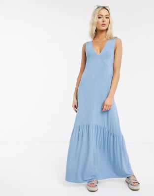 chambray maxi