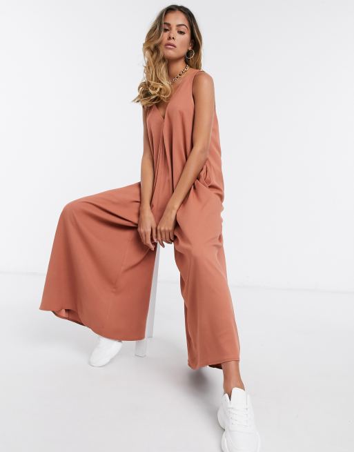 Asos cheap smock jumpsuit