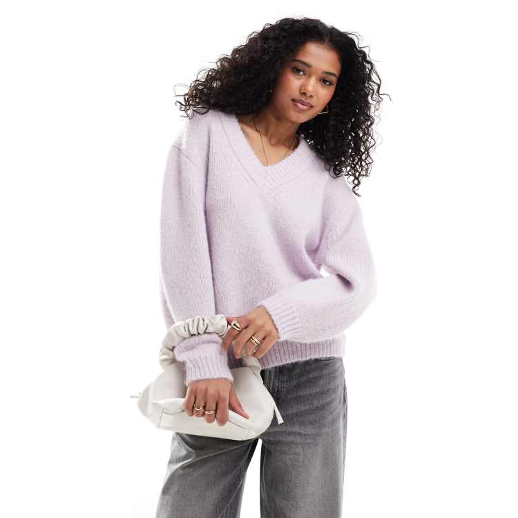 Lilac oversized sweater store