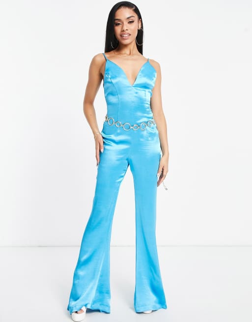 Turquoise store blue jumpsuit