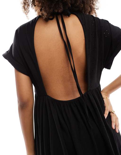 Asos design beaded backless midi dress best sale