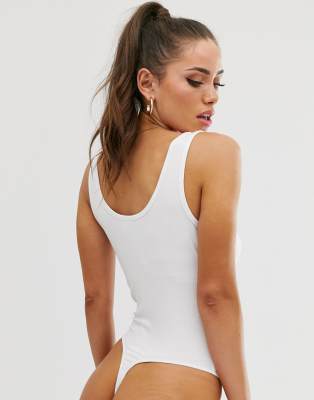 white vest bodysuit
