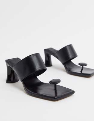 toe post sandals with heels
