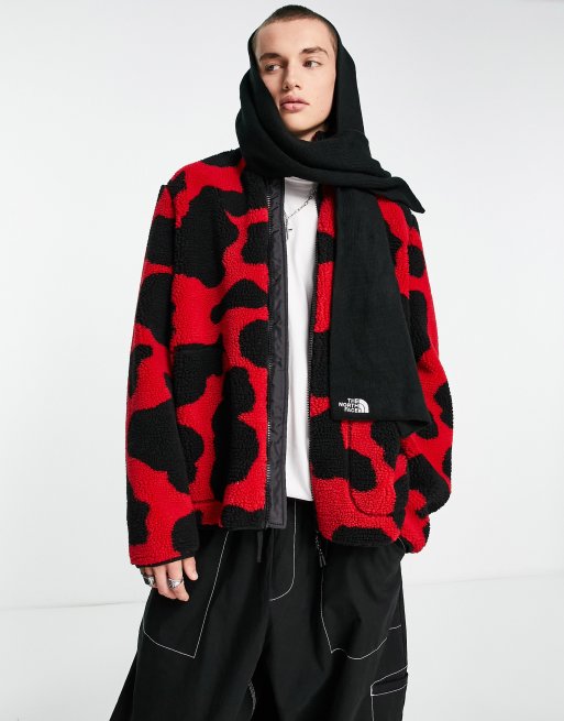 ASOS DESIGN - Vandrejakke i rød koprint