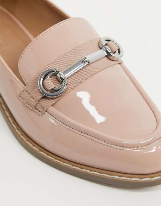 ASOS DESIGN - Vapor - Mocassini in vernice beige con morsetto, 3 di 4
