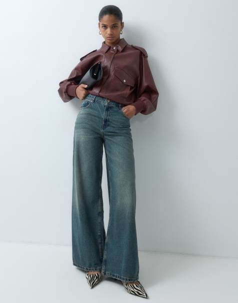 ASOS DESIGN vaquero ancho y holgado en lavado vintage - view 1
