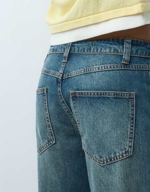 ASOS DESIGN - vaquero con cintura doblada y lavado vintage, 3 de 5