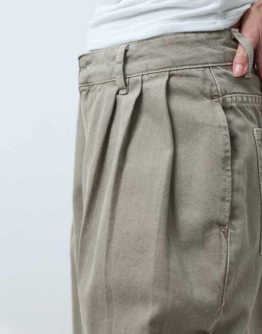 ASOS DESIGN - vaquero con pliegues delanteros y corte horseshoe en piedra, 4 de 5