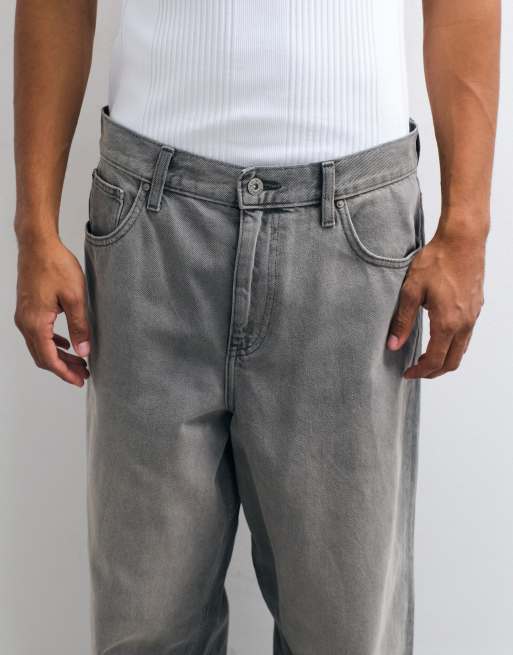ASOS DESIGN - vaqueros baggy en gris lavado, 5 de 5