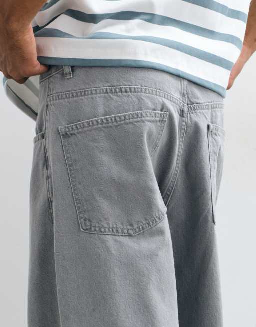 ASOS DESIGN - vaqueros baggy en gris lavado, 4 de 5