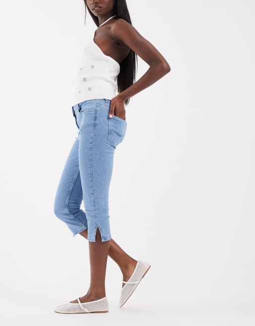 ASOS DESIGN - Vaqueros capri con lavado descolorido, 2 de 5