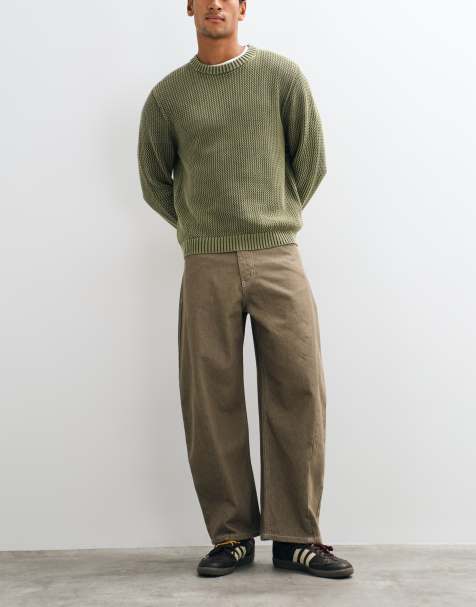ASOS DESIGN vaqueros cocoon en beige - view 1