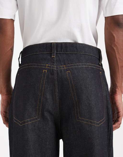 ASOS DESIGN - vaqueros holgados de tejido grueso en índigo de la colección Design, 4 de 5