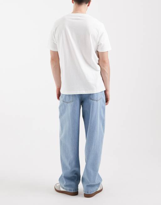 ASOS DESIGN - vaqueros holgados en azul lavado claro, 3 de 5