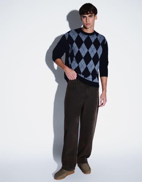 ASOS DESIGN vaqueros holgados marrón - view 1