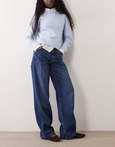 ASOS DESIGN - vaqueros mensy slack en lavado azul medio - view 1