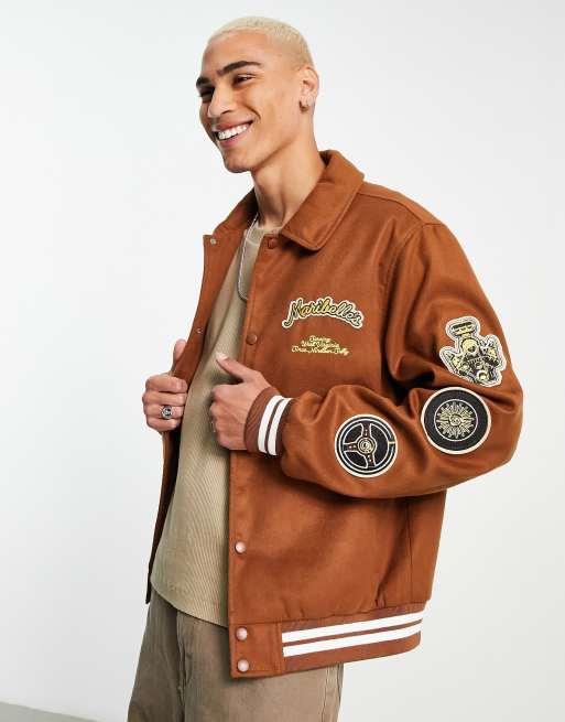 varsity bomber jacket