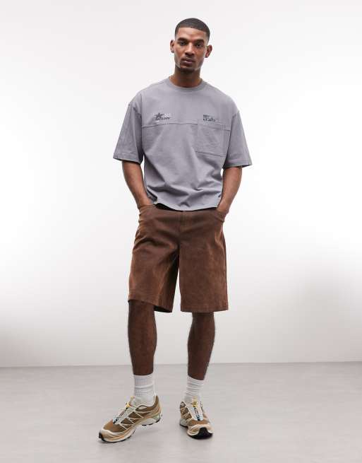 ASOS DESIGN - Vasket grå oversized T-shirt med street-grafik, 3 af 5