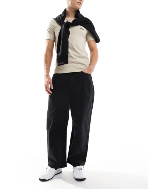 ASOS DESIGN - Vasket sorte jeans med hesteskosnit - view 1