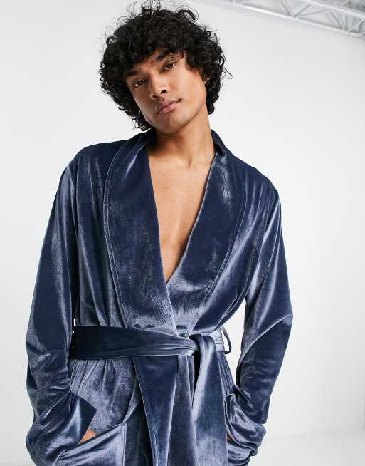 Blue velvet 2025 dressing gown