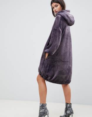 nike velour hoodie dress