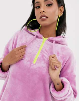 nike velour hooded dress