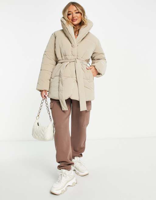 Mink hotsell padded coat