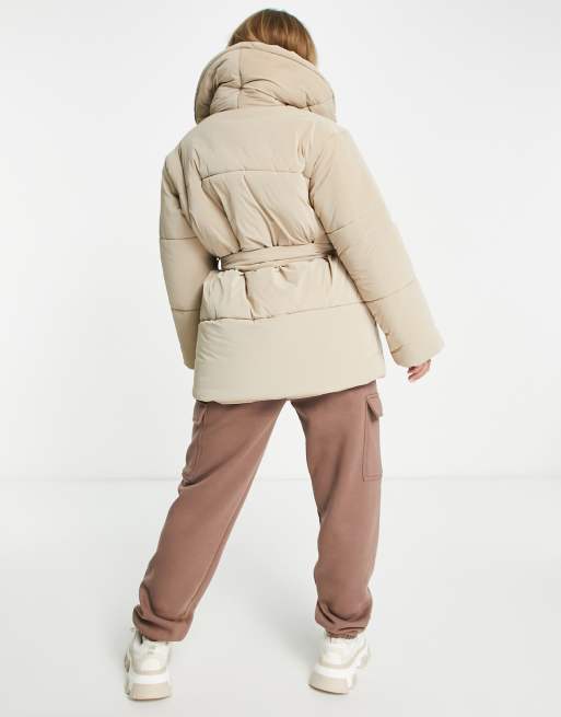 Mink on sale padded coat