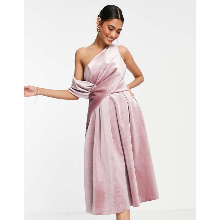 Dusty rose dress outlet asos