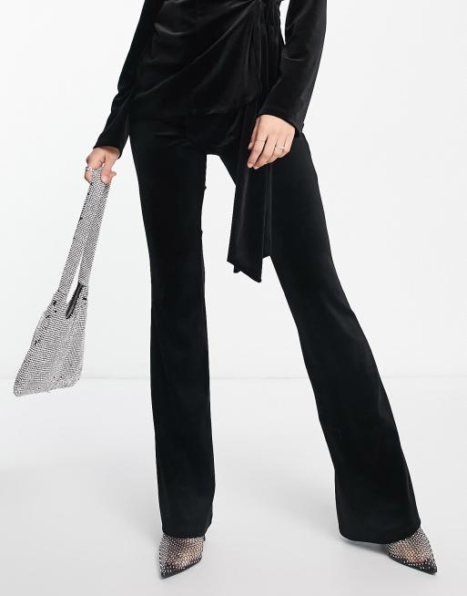 Velvet Tailored Kickflare Trousers