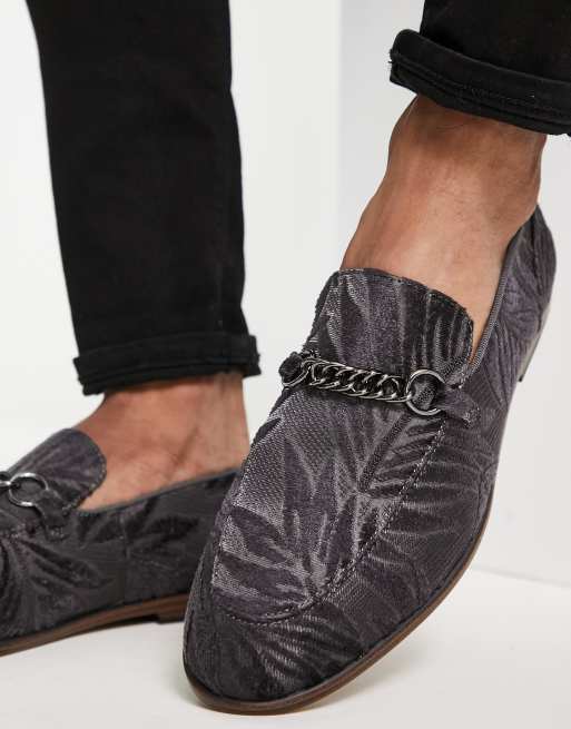 Asos clearance velvet loafers