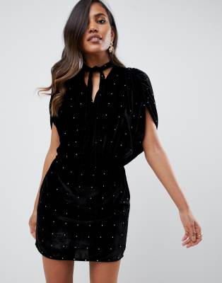 studded mini dress