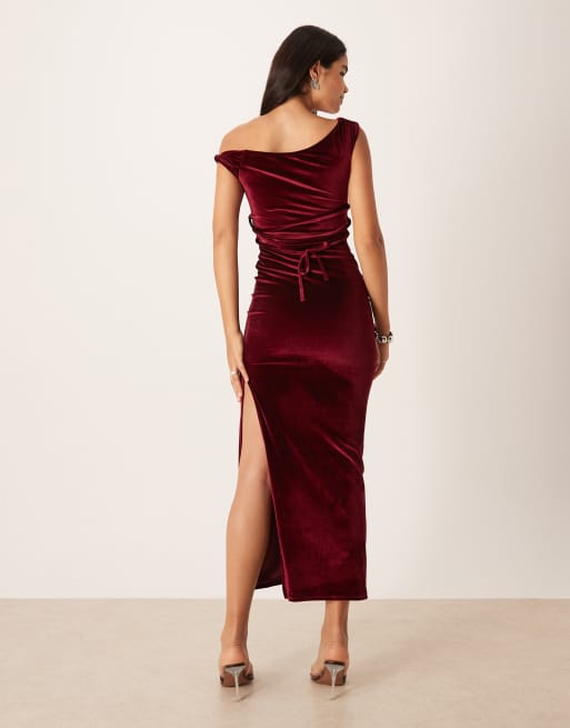 pink satin cowl neck midi dress Satin Midi Dress