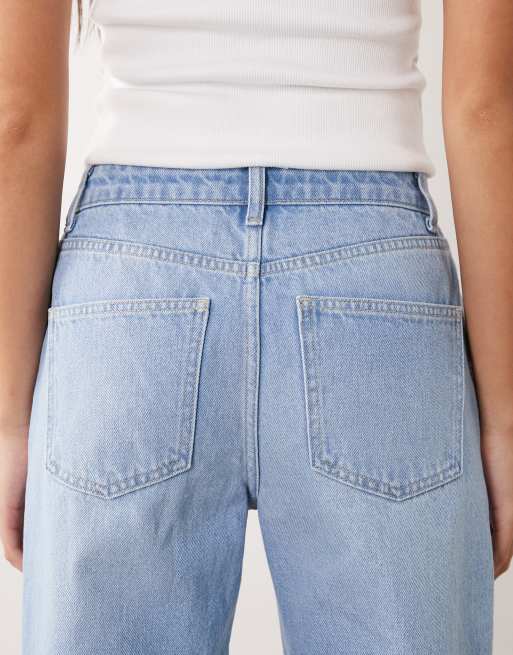 ASOS DESIGN – Verkürzte Straight Jeans in Bleach-Waschung, 4 von 5