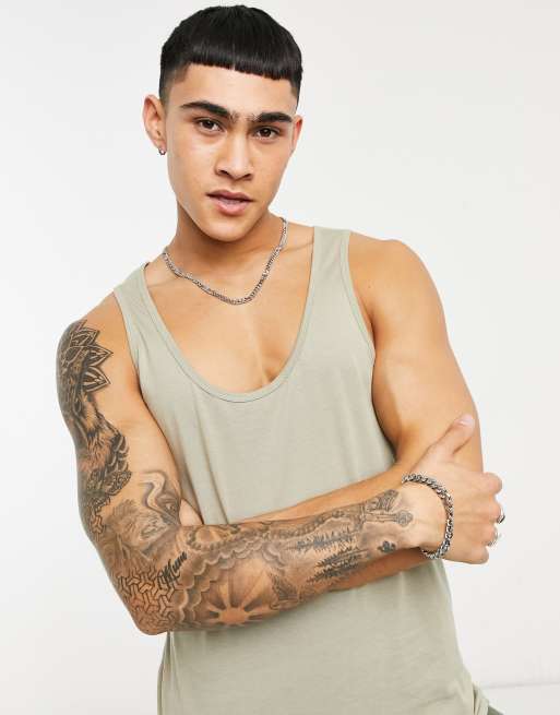 ASOS DESIGN vest in beige 